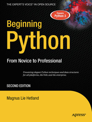 cover image of Beginning Python